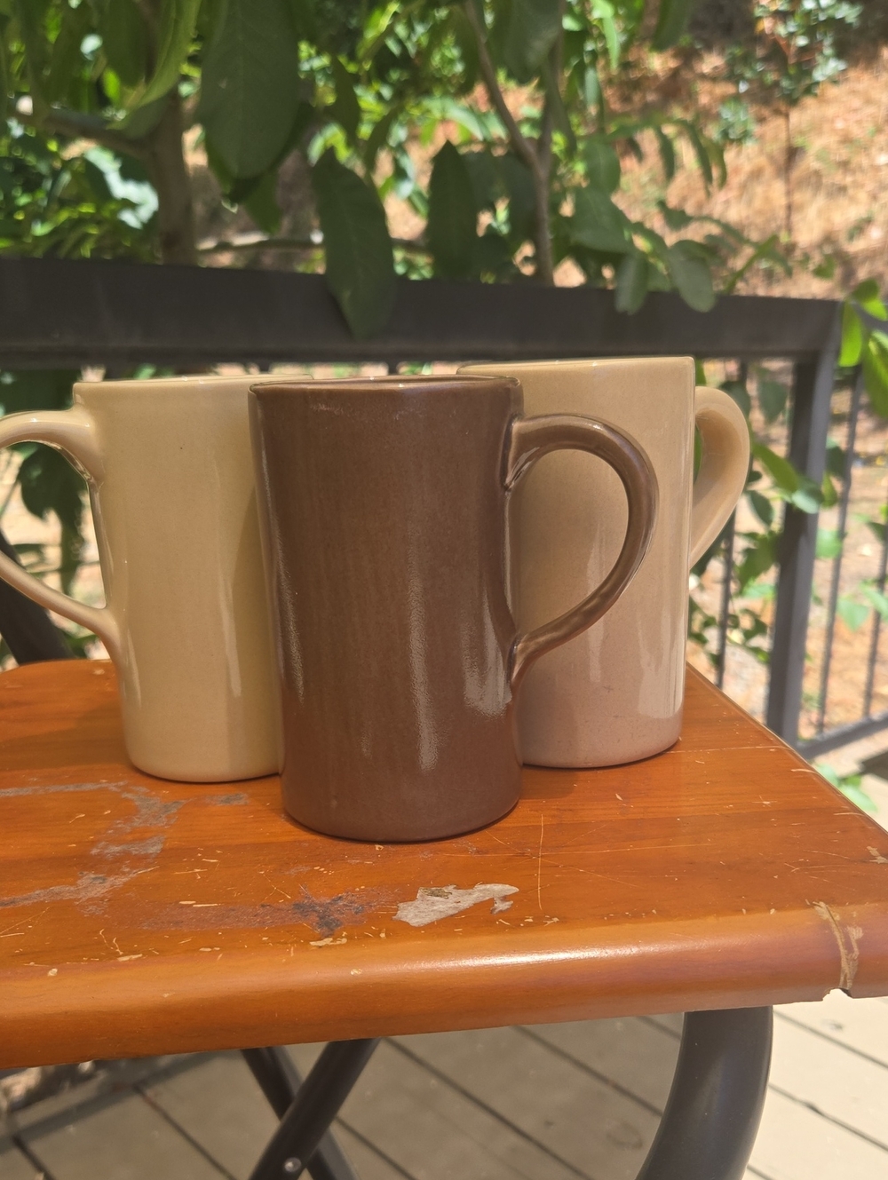 Vintage Pottery Barn Studio by Barbara Eigen Mugs Set Of 3
